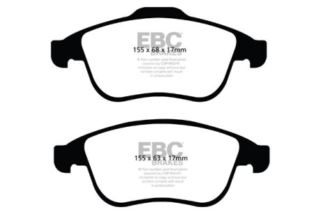 Гальмівні колодки тюнінгові - EBC DP42024R