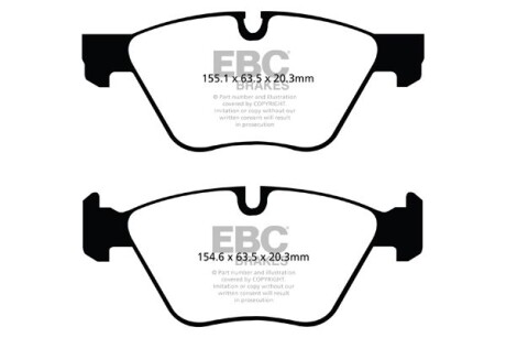 Гальмівні колодки тюнінгові - EBC DP42077R