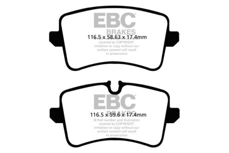 Гальмівні колодки тюнінгові - EBC DP42082R