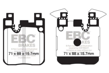 Гальмівні колодки тюнінгові - EBC DP42133R