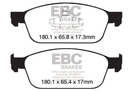 Гальмівні колодки тюнінгові - EBC DP42145R