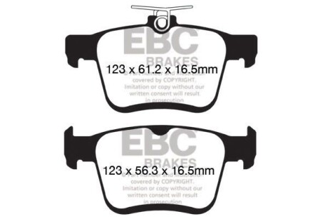 Гальмівні колодки тюнінгові - EBC DP42153R