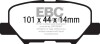 Гальмівні колодки тюнінгові - ((4605B070)) EBC DP42171R (фото 1)
