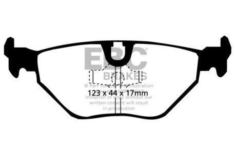 Гальмівні колодки тюнінгові - EBC DP4690R