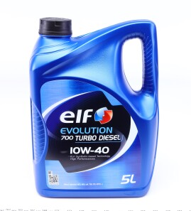 Олива моторна Evolution 700 Turbo Diesel 10W40 (5 Liter) - ELF 214121