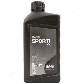 Моторна олива Sporti 9 5W-40, 1 л (208446) - ELF 214258