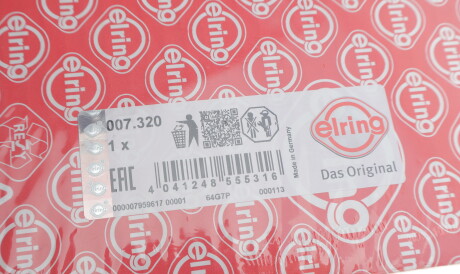 Фото 2 - Прокладка ELRING 007.320 (007320)