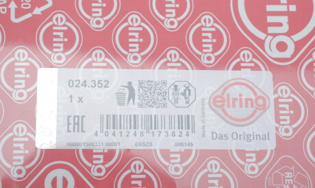 Фото 2 - Прокладка ГБК блока циліндрів ELRING 024.352 (024352)