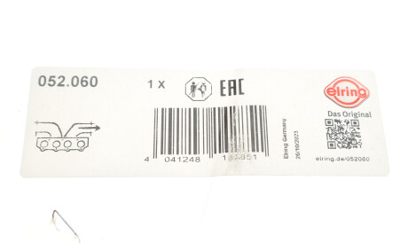 Фото 2 - Прокладка выпускного коллектора ELRING 052.060 (052060)