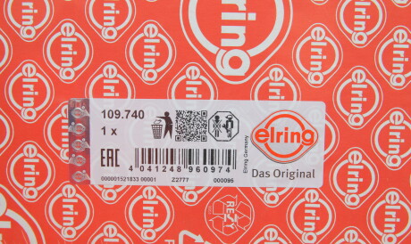 Фото 2 - Прокладка ГБЦ головки блока ELRING 109.740 (109740)