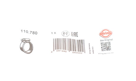 Фото 2 - Автозапчастина ELRING 110.780 (110780)