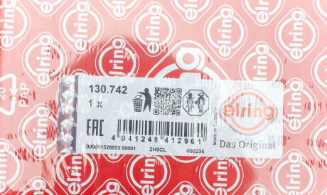 Фото 2 - Прокладка ГБК блока циліндрів ELRING 130.742 (130742)