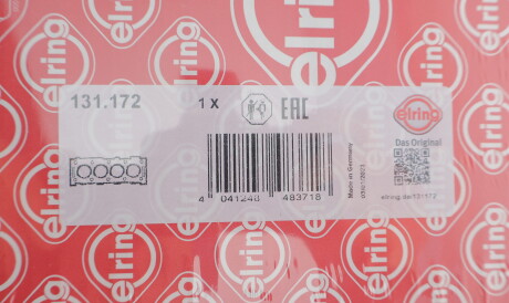 Фото 2 - Прокладка ГБК блока циліндрів ELRING 131.172 (131172)