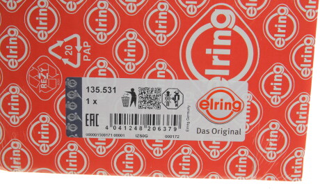 Фото 2 - Прокладка ГБЦ головки блока ELRING 135.531 (135531)