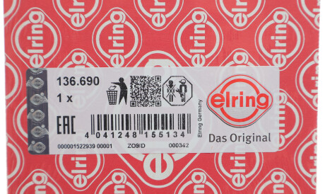 Фото 2 - Прокладка випускного колектора ELRING 136.690 (136690)