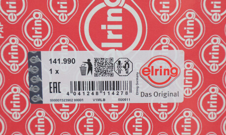 Фото 2 - Прокладка ГБЦ головки блока ELRING 141.990 (141990)