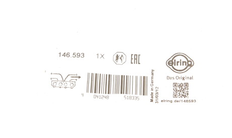 Фото 2 - Прокладка випускного колектора ELRING 146.593 (146593)
