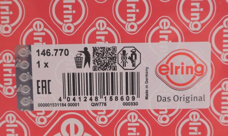 Фото 2 - Прокладка впускного колектора ELRING 146.770 (146770)