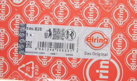 Фото 2 - Прокладка ГБК блока циліндрів ELRING 146.828 (146828)