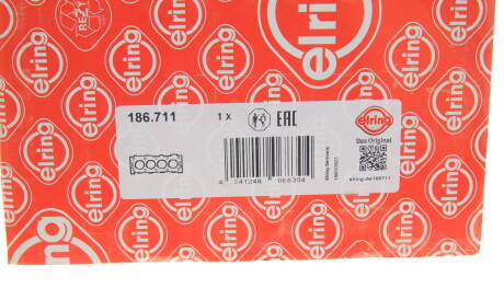 Фото 2 - Прокладка ГБК блока циліндрів ELRING 186.711 (186711)