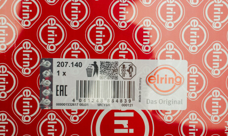 Фото 2 - Прокладка ГБК блока циліндрів ELRING 207140