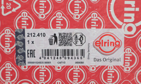 Фото 2 - Прокладка ГБК блока циліндрів ELRING 212.410 (212410)