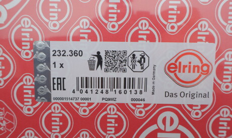 Фото 2 - Прокладка впускного колектора ELRING 232.360 (232360)