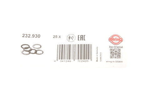 Фото 3 - Автозапчасть ELRING 232.930 (232930)