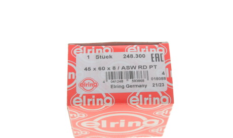 Фото 3 - Сальник колінвала ELRING 248.300 (248300)