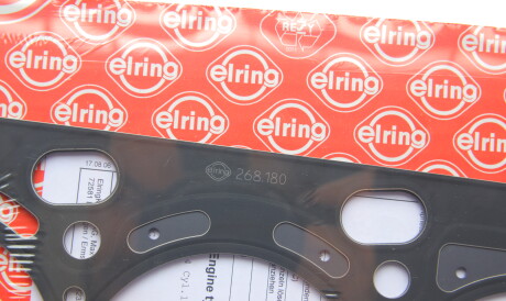 Фото 3 - Прокладка ГБЦ головки блока ELRING 268.180 (268180)