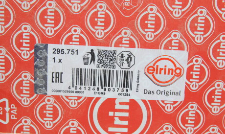 Фото 2 - Прокладка ГБЦ головки блока ELRING 295.751 (295751)