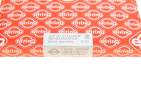 Фото 5 - Сальник колінвала ELRING 302.640 (302640)