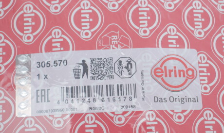 Фото 2 - Комплект прокладок ELRING 305.570 (305570)
