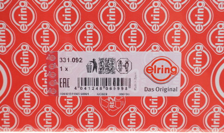 Фото 2 - Прокладка ГБК блока циліндрів ELRING 331.092