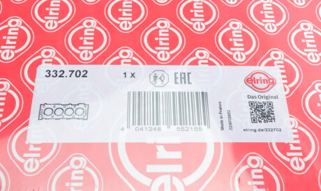 Фото 3 - Прокладка ГБЦ головки блока ELRING 332.702 (332702)