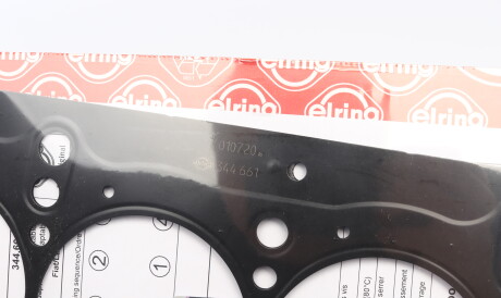 Фото 3 - Прокладка ГБЦ головки блока ELRING 344.661 (344661)