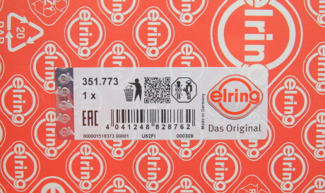 Фото 2 - Прокладка ГБЦ головки блока ELRING 351.773