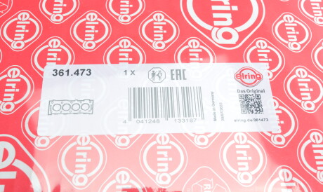 Фото 3 - Прокладка ГБЦ головки блока ELRING 361.473 (361473)