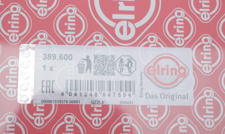 Фото 2 - Прокладка ГБЦ головки блока ELRING 389.600 (389600)