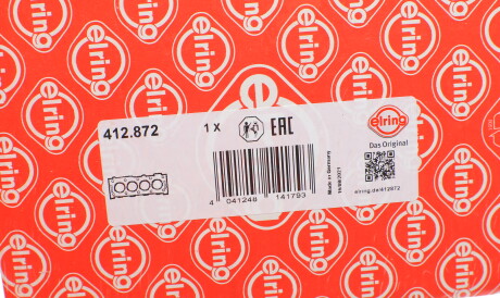 Фото 2 - Прокладка ГБК блока циліндрів ELRING 412.872 (412872)