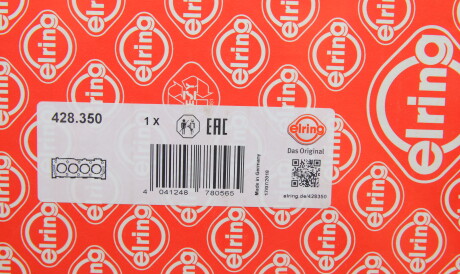 Фото 2 - Прокладка ГБЦ головки блока ELRING 428.350 (428350)