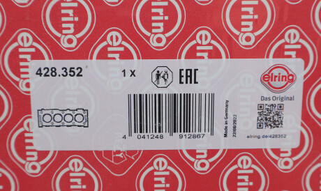 Фото 2 - Прокладка ГБЦ головки блока ELRING 428.352 (428352)