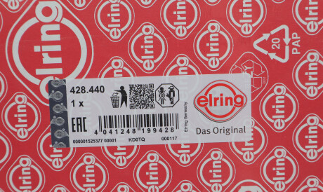 Фото 2 - Прокладка ГБК блока циліндрів ELRING 428.440 (428440)