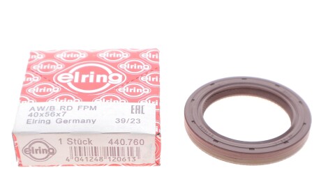 Фото 2 - Сальник коленвала ELRING 440.760 (440760)