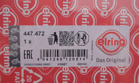 Фото 2 - Прокладка ГБК блока циліндрів ELRING 447.472 (447472)