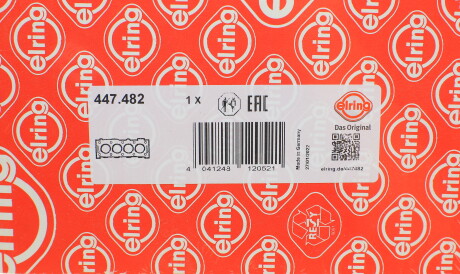 Фото 3 - Прокладка ГБК блока циліндрів ELRING 447.482 (447482)