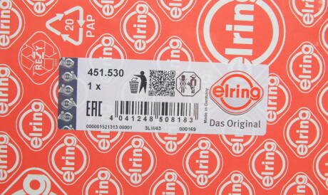 Фото 2 - Прокладка ГБК блока циліндрів ELRING 451.530 (451530)