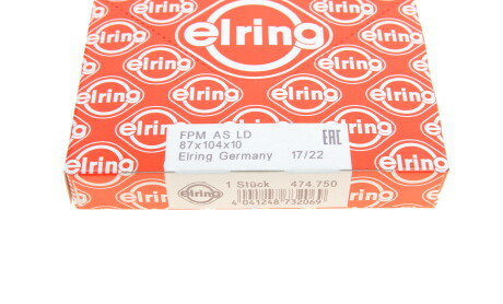 Фото 5 - Сальник колінвала ELRING 474.750 (474750)