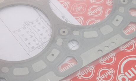 Фото 3 - Прокладка ГБК блока циліндрів ELRING 484.180 (484180)