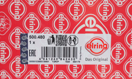 Фото 2 - Прокладка ГБЦ головки блока ELRING 500.480 (500480)